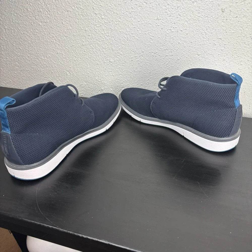 Swims Navy‎ Motion Knit Chukka Boot Hi Top Sneakers US 9 EU 42